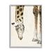 Bungalow Rose Giraffe Grazing Safari Animal Hoof Detail by Grace Popp - Graphic Art Print Wood in Brown | 20 H x 16 W x 0.5 D in | Wayfair