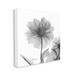 Latitude Run® Opaque Dahlia Flower Minimal Black Silhouette by Albert Koetsier - Graphic Art Print Canvas in White | 30 H x 30 W x 0.5 D in | Wayfair
