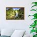 Art Remedy Rainforest II Waterfalls - Graphic Art Print on Canvas in Blue/Green | 10 H x 15 W x 1.5 D in | Wayfair 31091_15x10_CANV_PSGLD