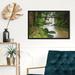 Art Remedy Rainforest III Waterfalls - Graphic Art Print on Canvas in Brown/Green | 10 H x 15 W x 1.5 D in | Wayfair 31090_15x10_CANV_BFL