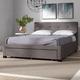 Wade Logan® Engler Storage Platform Bed Upholstered/Polyester in Gray | 39.57 H x 64.12 W x 87.4 D in | Wayfair 1508D8586CD046DDB05C70F9E38B4833