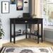 Breakwater Bay St George Corner Desk Wood in Black | 30 H x 28 W x 28 D in | Wayfair EBA462C820CC402696457829E5DAEEBF