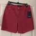 Nine West Shorts | New Red Gramercy Shorts Size 6 | Color: Red | Size: 6