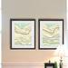 Latitude Run® Ocean Cascade I - 2 Piece Picture Frame Painting Print Set on Paper in Blue | 20 H x 16 W x 1 D in | Wayfair