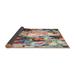 Green/Orange 72 x 0.35 in Indoor Area Rug - East Urban Home Contemporary Pink/Orange/Green Area Rug Polyester/Wool | 72 W x 0.35 D in | Wayfair