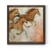 Union Rustic Driftwood Geometry III - Print on Canvas in Orange/White | 27.5 H x 27.5 W x 1.5 D in | Wayfair 700AA2B6A0EC47E9A1EB360701BDB050