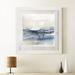 Orren Ellis Fog on The Horizon V - Picture Frame Painting on Paper in Blue | 35.5 H x 35.5 W x 1.5 D in | Wayfair 0AF9FFDDD20842C086CD58B5D73B4FCC