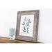 Gracie Oaks Choose Joy Fern - Picture Frame Graphic Art Print Wood/Paper in Brown/Green | 16 H x 13 W x 0.5 D in | Wayfair