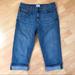 Levi's Jeans | Levi’s 515 Cuffed Capris Medium Wash Sz 8 | Color: Blue | Size: 8