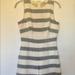 J. Crew Skirts | J Crew Sz 0 White Blue Striped Woven Cotton Dress | Color: Blue/White | Size: 2