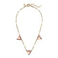 J. Crew Jewelry | J.Crew Triad Necklace In Orchid | Color: Gold/Red | Size: Os