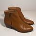 J. Crew Shoes | J Crew Leather Ankle Booties Women Size 9 | Color: Tan | Size: 9