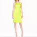 J. Crew Dresses | J. Crew Neon Lace Sleeveless Sheath Dress Nwot | Color: Yellow | Size: 6