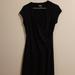 Athleta Dresses | Black Athleta Faux Wrap Dress Sz Med | Color: Black | Size: M