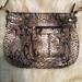 Jessica Simpson Bags | Jessica Simpson Faux Snakeskin Shoulder Bag Purse | Color: Black/Cream | Size: Os