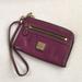 Dooney & Bourke Bags | Dooney & Bourke Pebbled Leather Wristlet | Color: Purple | Size: Os