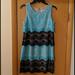 Jessica Simpson Dresses | Jessica Simpson Tiered Lace Flapper Dress Blue Size 2 | Color: Blue/Green | Size: 2