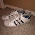 Adidas Shoes | Adidas Superstar Shell Toe Tennis Sneakers 6.5 | Color: Black/White | Size: 6.5