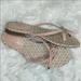 Kate Spade Shoes | Kate Spade Ny Mistic Bow Pale Pink Thongs Size 6m | Color: Cream/Pink | Size: 6