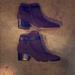 Coach Shoes | Coach Suede Leather Wrapped Booties | Color: Brown | Size: 10