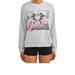 Disney Tops | Disney Women’s Plus Long Sleeve Top (S) | Color: Gray/White | Size: S