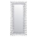 MirrorOutlet Extra Large All Glass Starburst Wall Mirror-Rectangular for Lounge, Dining Room, Bedroom, Bathroom and more-170cm X 79cm. UK's Largest Stockist, Frameless, 170 x 79