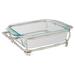 DessauHome 2 Qt. Glass Rectangular Holder Glass | 3 H x 9.25 W in | Wayfair ST241