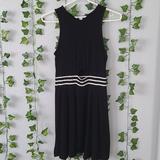 American Eagle Outfitters Dresses | Black American Eagle Dress With A Cutout S | Color: Black/White | Size: S