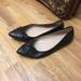 J. Crew Shoes | J Crew Black Pointed Toe Ballet Flats | Color: Black | Size: 6