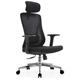 MARTUNIS Ergonomic Chair Office with Lumbar Support, Office Chair with Arms, Desk Chair Ergonomic Lumbar Support, Computer chairs for home, Chair neck Support with 3D Armrest (Black)