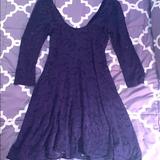 Free People Dresses | Free People Navy Dress | Color: Blue | Size: Xs