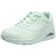Skechers Women's Uno Frosty Kicks Sneaker,Mint Durabuck/Textile Trim,6 UK