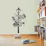 Design W/ Vinyl Panem Narnia Hogwarts Cartoon Character Cartoons Wall Decal Metal in Black | 40 H x 20 W in | Wayfair Timmy 956d