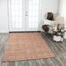 Orange 96 x 0.44 in Area Rug - Birch Lane™ Casleton Hand Loomed Terracotta Area Rug Viscose/Wool | 96 W x 0.44 D in | Wayfair