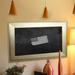 Rayne Mirrors Brushed Wall Mounted Chalkboard Manufactured Wood in Black/Brown | 55 H x 25 W x 2 D in | Wayfair B0418.5-48.5