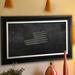 Rayne Mirrors Grand Wall Mounted Chalkboard Manufactured Wood in Black/Brown | 49 H x 91 W x 1.5 D in | Wayfair B54/42.5-84.5