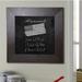 Rayne Mirrors Leather Chalkboard Manufactured Wood in Black/Brown/White | 48 H x 78 W x 0.75 D in | Wayfair B22/4272