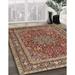 Brown/Red 0.35 in Indoor Area Rug - Alcott Hill® Diezel Traditional Red/Yellow/Brown Area Rug Polyester/Wool | 0.35 D in | Wayfair
