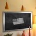 Rayne Mirrors Silver Wide Chalkboard Manufactured Wood in Black/Brown | 30 H x 42 W x 0.75 D in | Wayfair B03/24.5-36.5