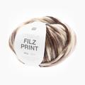 Creative Filz Print von Rico Design, Braun Color, aus Schurwolle