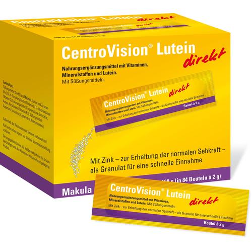 Centrovision Lutein direkt Granulat 84 St