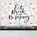 East Urban Home Eat Drink & Be Merry 2 Piece Kitchen Curtain Set Polyester | 39 H x 55 W x 2.5 D in | Wayfair 2FF2DC482B4C4E869148615729DD3F36