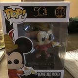 Disney Toys | Disney Funko Pop 50 Archive Beanstalk Mickey | Color: Black/Red | Size: Unisex One Size