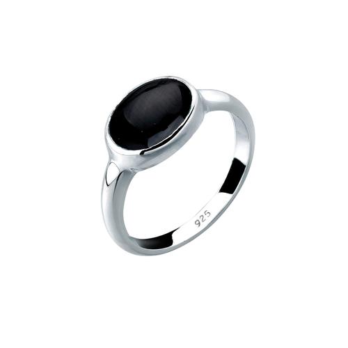 Elli – Elli Ring Onyx 925 Sterling Silber Ringe Damen