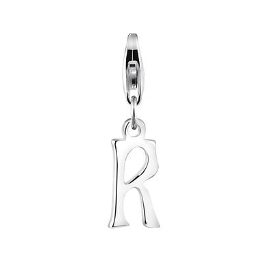 Nenalina - Buchstaben-Anhänger Initialen Trend 925 Silber Charms & Kettenanhänger 1 ct Damen