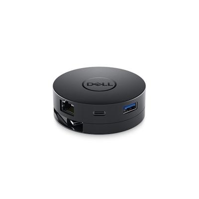 Dell Mobile Adapter DA300 Docking Station USB-C GigE VGA Schwarz Image
