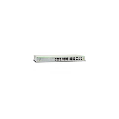 Allied Telesis AT FS750/28PS WebSmart Switch verwaltet 20 x 10/100 PoE + 2 x Kombi-Gigabit-SFP + 2 x 10/100/1000 + 4 x P