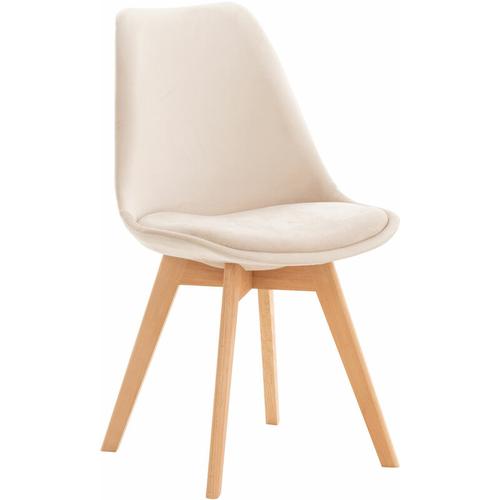 CLP - Esszimmerstuhl Linares beige Samt