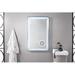 James Martin Vanities Essential 28.5" Mirror, Brushed Nickel Metal | 45.5 H x 28.5 W x 2.5 D in | Wayfair 945-M28-BNK