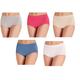 Carole Hochman Ladies’ Seamless, Stay in Place Brief, Full Coverage, 5 Pack (Medium, Pink)